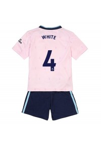 Arsenal Benjamin White #4 Babytruitje 3e tenue Kind 2022-23 Korte Mouw (+ Korte broeken)